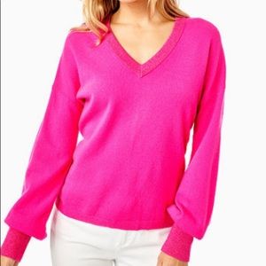 Lilly Pulitzer Jasmine cashmere sweater. Size medium.